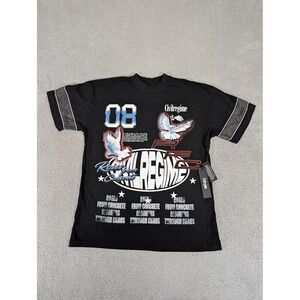 Civil Regime Shirt Mens‎ Small Black Graphic Roses From Concrete Streetwear Tee